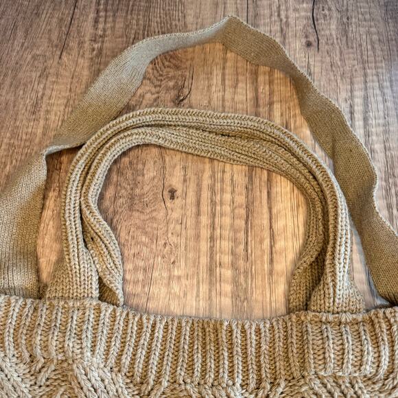 Boho Knit Crossbody Purse Neutral Bag NEW FAST SHIP Travel Bag - Picture 5 of 6